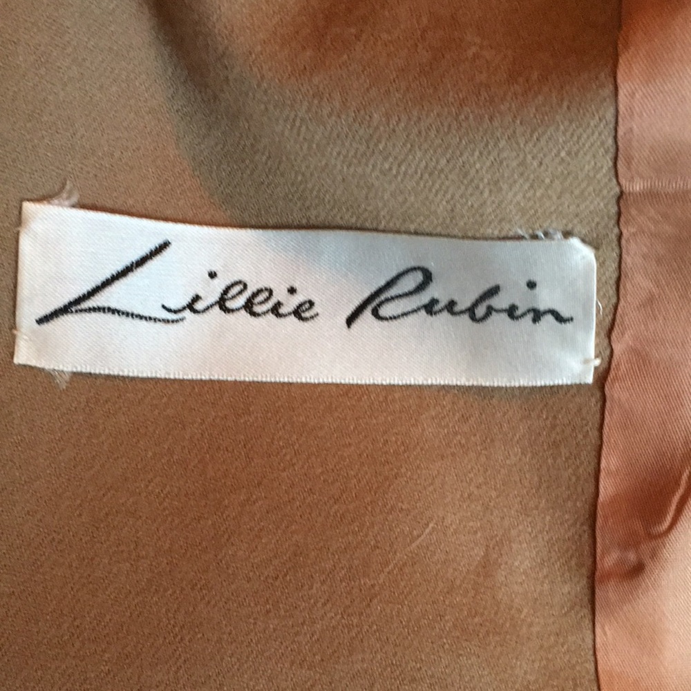 Vintage Camel Wool Lillie Rubin double-breasted blazer and pants suit size 10 - Picture 7 of 12